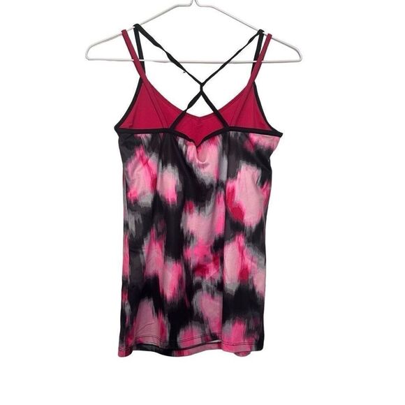 C9 By Champion Tie Dye Strappy Active Tank Top W/ Built-in Shelf Multi Medium - Picture 4 of 4
